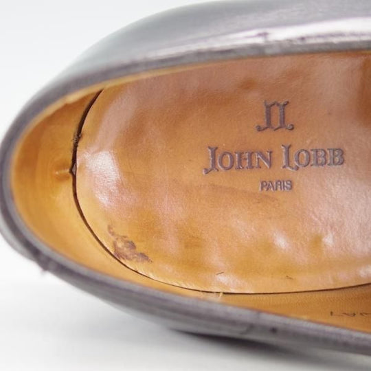 極上★ジョンロブ 8E【貴重★PARISロゴ時代の製品/Norway】316ラスト/Uチップ/カーフ/黒/メンズ/JOHN LOBB★f090