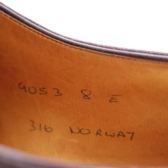 極上★ジョンロブ 8E【貴重★PARISロゴ時代の製品/Norway】316ラスト/Uチップ/カーフ/黒/メンズ/JOHN LOBB★f090