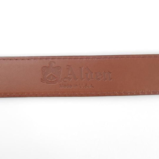 極上★オールデン 85cm/34インチ【★レザー/ベルト/MB0112】本革/茶/赤茶/メンズ/Alden★f092
