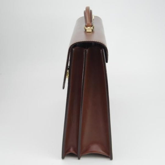 極上★大峽製鞄【定価15万円以上★ブリーフケース】E02KA2/メンズ/ビジネス/バッグ/茶/革/鞄/オオバセイホウ/大峡製鞄★N5608