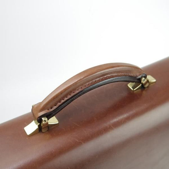 極上★大峽製鞄【定価15万円以上★ブリーフケース】E02KA2/メンズ/ビジネス/バッグ/茶/革/鞄/オオバセイホウ/大峡製鞄★N5608