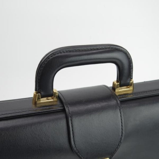 極上★ポーター/PORTER【貴重★レザー/ダレスバッグ】メンズ/ビジネス/バッグ/ブリーフケース/黒/革/鞄★N5609