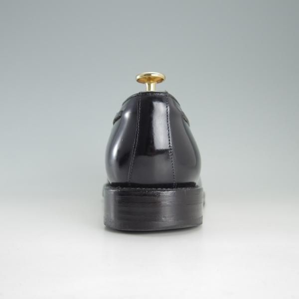 極上★(スペイン製)Berwick/バーウィック UK7.5程度【定価￥29,480-★グッドイヤーウェルテッド製法/タッセルローファー】2561/黒★f095