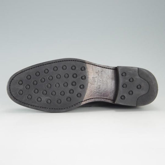 極上★(スペイン製)Berwick/バーウィック UK7.5程度【定価￥29,480-★グッドイヤーウェルテッド製法/タッセルローファー】2561/黒★f095