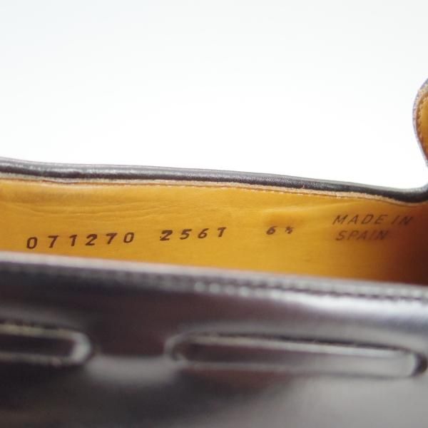 極上★(スペイン製)Berwick/バーウィック UK7.5程度【定価￥29,480-★グッドイヤーウェルテッド製法/タッセルローファー】2561/黒★f095