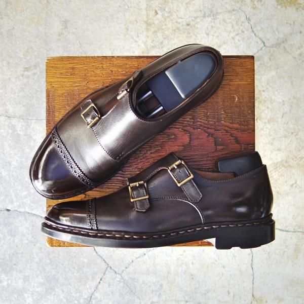 極上★42ndロイヤルハイランド SIZE 39【ノルウィージャンウェルテッド製法★シューツリー付】濃茶/42ND ROYAL HIGHLAND★f098