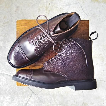 新品★トリッカーズ SIZE 7【定価￥99,000-★カントリーブーツ/M5629】カーフ×グレインレザー/濃茶/メンズ/Tricker's★f101
