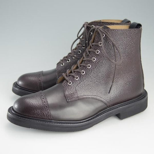 新品★トリッカーズ SIZE 7【定価￥99,000-★カントリーブーツ/M5629】カーフ×グレインレザー/濃茶/メンズ/Tricker's★f101
