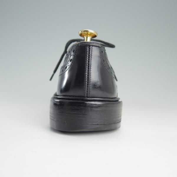 極上★トリッカーズ SIZE 6【定価￥84,700-★BOURTON/バートン/5633】フルブローグ/カントリーシューズ/黒/短靴/メンズ/Tricker's★f104