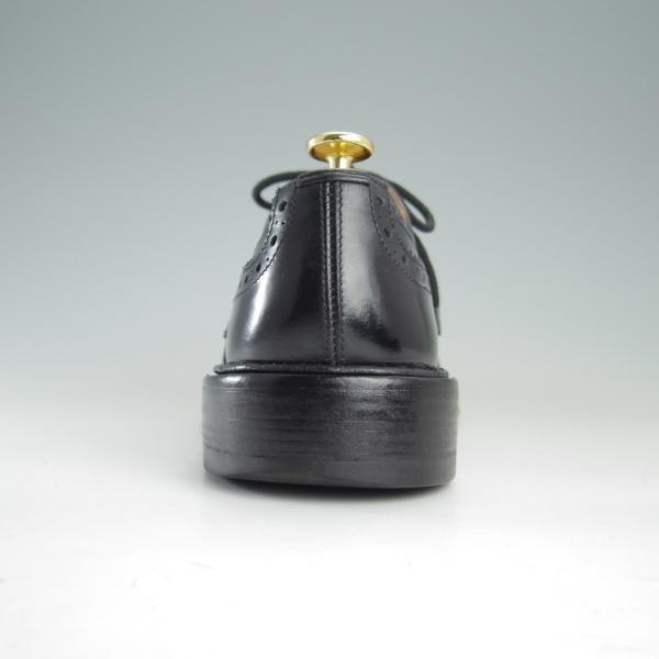 極上★トリッカーズ SIZE 6【定価￥84,700-★BOURTON/バートン/5633】フルブローグ/カントリーシューズ/黒/短靴/メンズ/Tricker's★f104