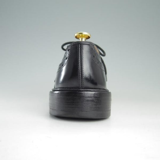 極上★トリッカーズ SIZE 6【定価￥84,700-★BOURTON/バートン/5633】フルブローグ/カントリーシューズ/黒/短靴/メンズ/Tricker's★f104