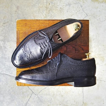 極上★(英)チーニー 6F【定価￥63,720-★ダイナイトソール仕様/YELVERTOFT】1886ラスト/ロングウイング/グレインレザー/黒/CHEANEY★f106