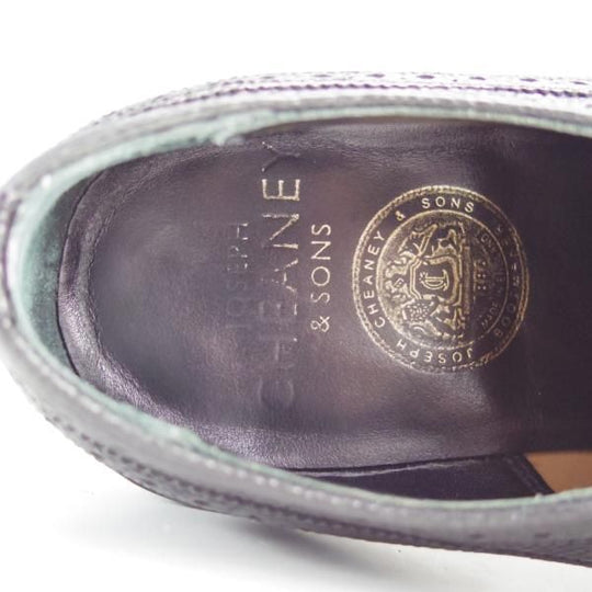 極上★(英)チーニー 6F【定価￥63,720-★ダイナイトソール仕様/YELVERTOFT】1886ラスト/ロングウイング/グレインレザー/黒/CHEANEY★f106