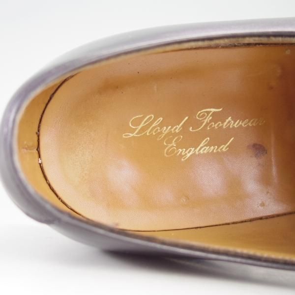 極上★(英)チーニー 7.5E【★ロイドフットウェア別注/Lloyd Footwear】Mシリーズ/89ラスト/ストレートチップ/カーフ/黒/CHEANEY★f107