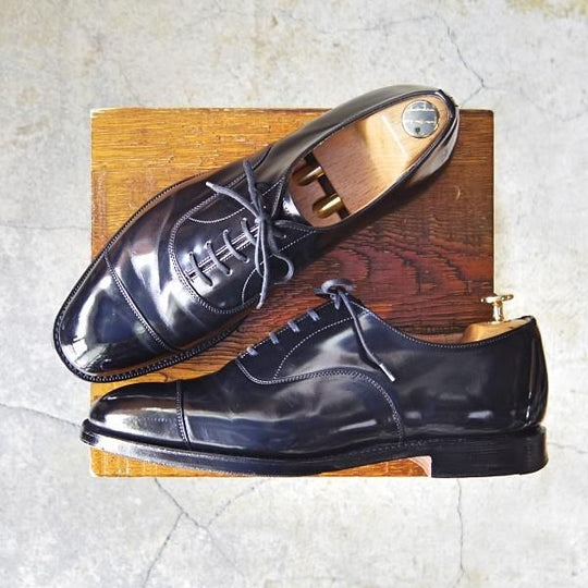 極上★チャーチ 80F/UK8【貴重★73ラスト/ブックバインダーカーフ/コンサル同仕様】4都市ロゴ過渡期/BALMORAL/黒/Church's★f110