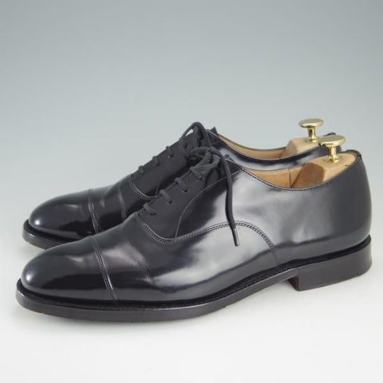 極上★チャーチ 80F/UK8【貴重★73ラスト/ブックバインダーカーフ/コンサル同仕様】4都市ロゴ過渡期/BALMORAL/黒/Church's★f110