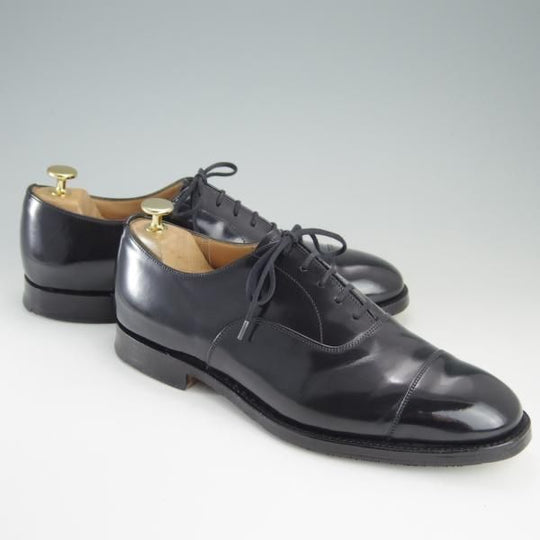 極上★チャーチ 80F/UK8【貴重★73ラスト/ブックバインダーカーフ/コンサル同仕様】4都市ロゴ過渡期/BALMORAL/黒/Church's★f110