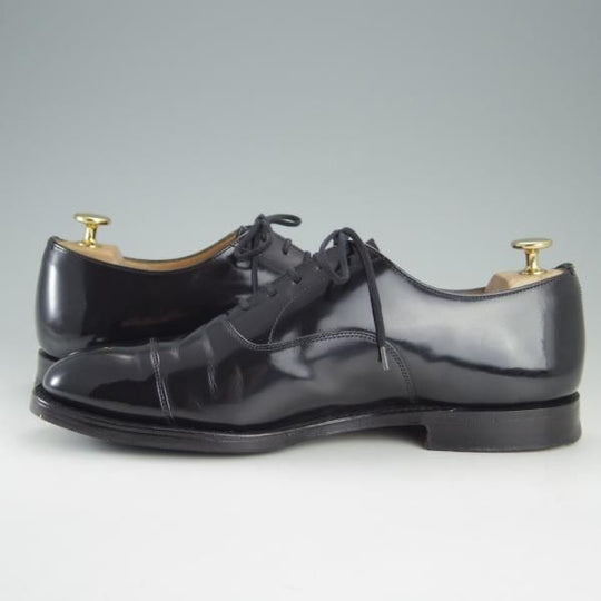 極上★チャーチ 80F/UK8【貴重★73ラスト/ブックバインダーカーフ/コンサル同仕様】4都市ロゴ過渡期/BALMORAL/黒/Church's★f110