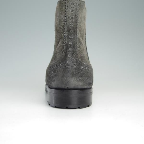 美品★チャーチ メンズUK6.5程度(レディース27cm)【貴重★ワックススエード仕様/EMMIE】サイドゴアブーツ/灰/Church's★f111