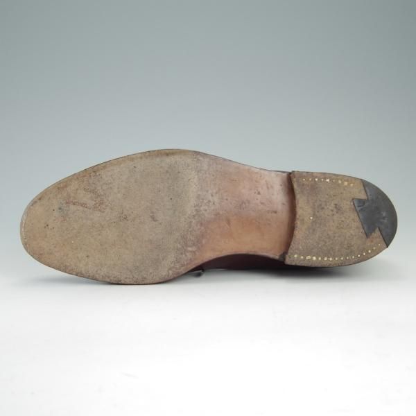 極上★クロケット&ジョーンズ 6.5E【★(英)ポールセンスコーン別注/Poulsen Skone】パンチドキャップトゥ/カーフ/Crockett&Jones★f114