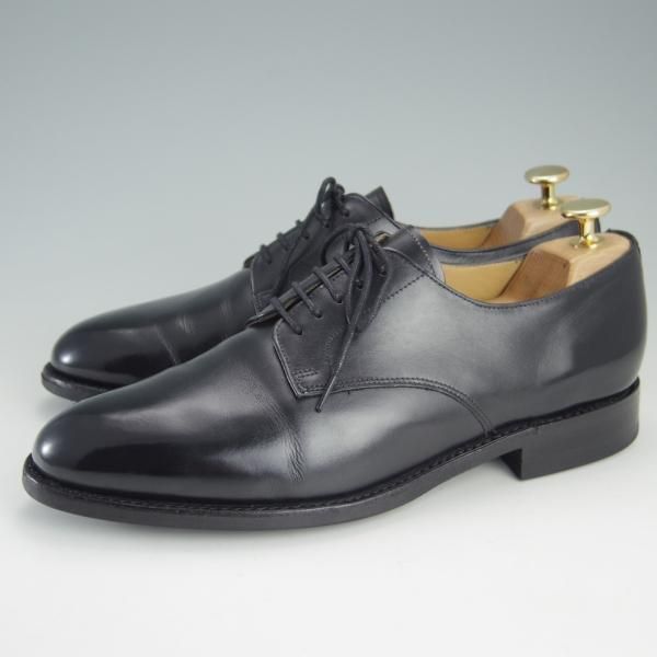 美品★ロイドフットウェア 7E【ダイナイトソール仕様★(英)BARKER製/バーカー】Vシリーズ/プレーントゥ/カーフ/黒/Lloyd Footwear★f115