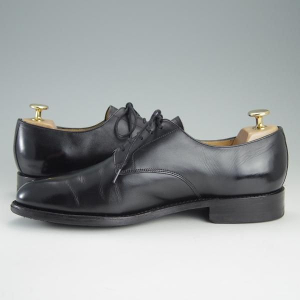 美品★ロイドフットウェア 7E【ダイナイトソール仕様★(英)BARKER製/バーカー】Vシリーズ/プレーントゥ/カーフ/黒/Lloyd Footwear★f115