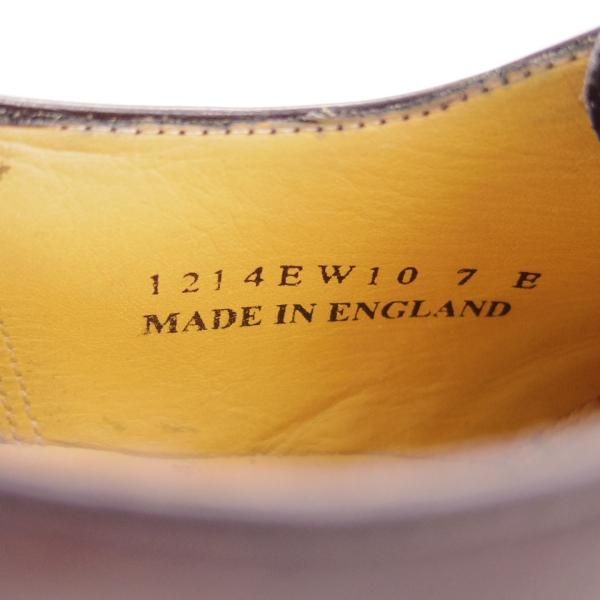 美品★ロイドフットウェア 7E【ダイナイトソール仕様★(英)BARKER製/バーカー】Vシリーズ/プレーントゥ/カーフ/黒/Lloyd Footwear★f115