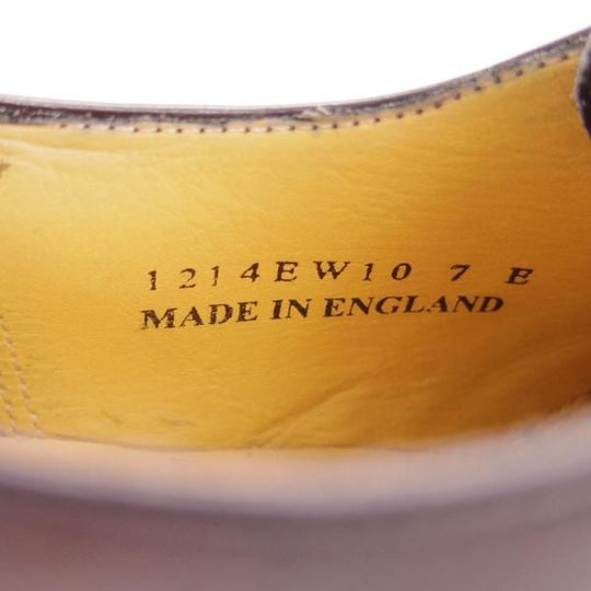 美品★ロイドフットウェア 7E【ダイナイトソール仕様★(英)BARKER製/バーカー】Vシリーズ/プレーントゥ/カーフ/黒/Lloyd Footwear★f115