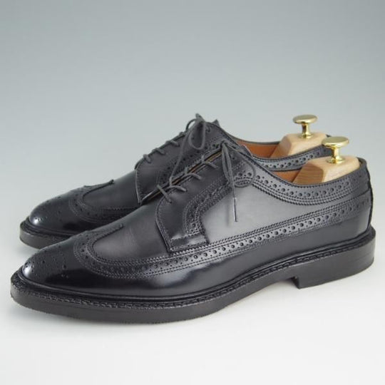 極美品★(米)アレンエドモンズ 8D【定価￥75,900-★MacNeil/マクニール】ロングウイング/カーフ/黒/メンズ/ALLEN EDMONDS★f117