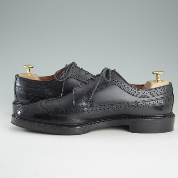 極美品★(米)アレンエドモンズ 8D【定価￥75,900-★MacNeil/マクニール】ロングウイング/カーフ/黒/メンズ/ALLEN EDMONDS★f117