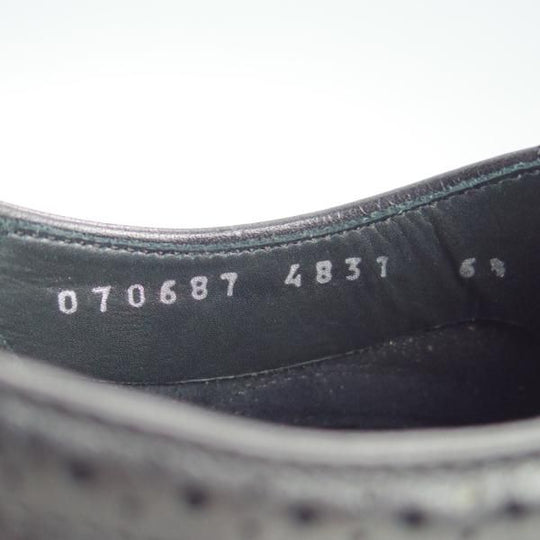 極美品★(スペイン製)Berwick/バーウィック SIZE 6.5【貴重★クーズー革/KUDU/グッドイヤーウェルテッド製法】フルブローグ/黒★f118