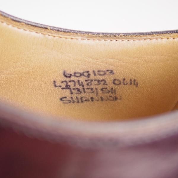 極上★チャーチ 60G/UK6【モデル定価￥103,400-★シャノン/SHANNON】103ラスト/5都市ロゴ/ポリッシュドバインダーカーフ/Church's★f119