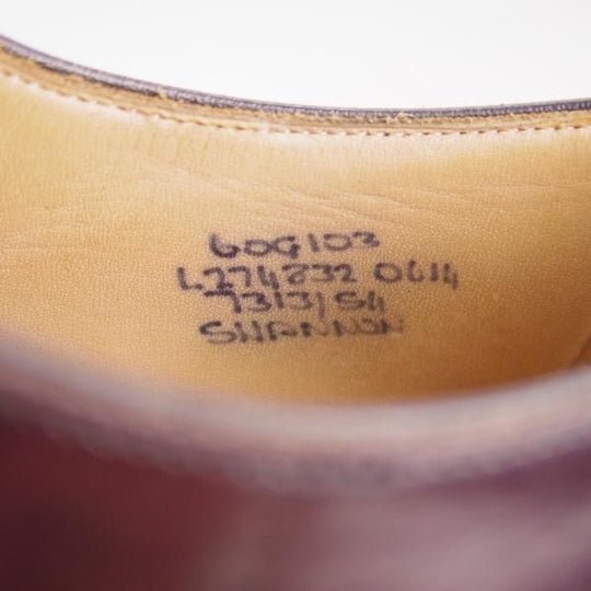 極上★チャーチ 60G/UK6【モデル定価￥103,400-★シャノン/SHANNON】103ラスト/5都市ロゴ/ポリッシュドバインダーカーフ/Church's★f119