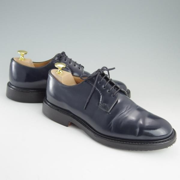 極上★チャーチ 65F/UK6.5【モデル定価￥103,400-★シャノン/SHANNON】103ラスト/ポリッシュドバインダーカーフ/紺/Church's★f120