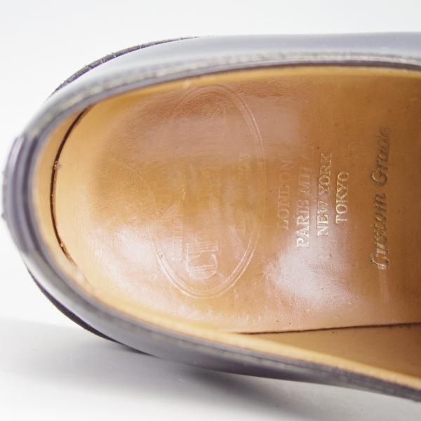 極上★チャーチ 65F/UK6.5【モデル定価￥103,400-★シャノン/SHANNON】103ラスト/ポリッシュドバインダーカーフ/紺/Church's★f120