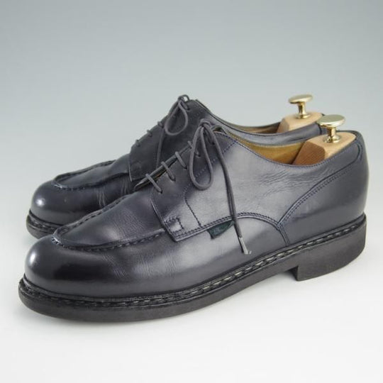 極上★パラブーツ SIZE 8【定価￥71,500-★シャンボード/CHAMBORD】TEXソール/リスレザー/NUIT/紺/Uチップ/Paraboot★f122