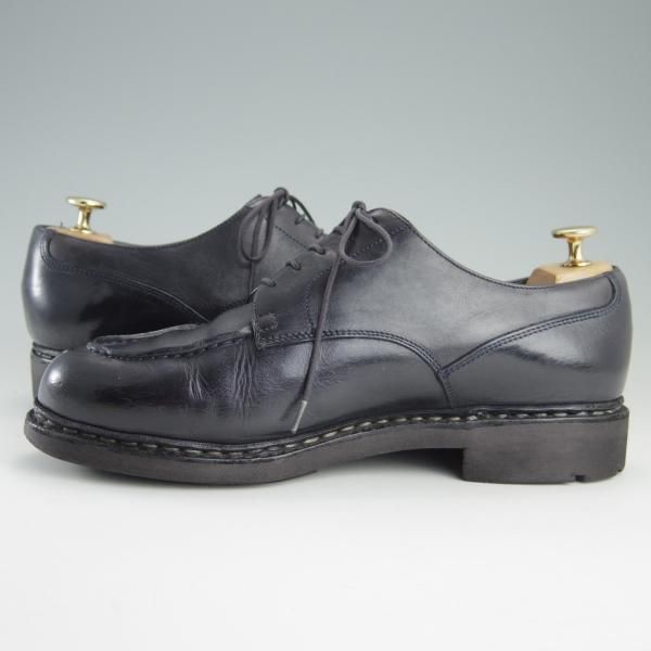 極上★パラブーツ SIZE 8【定価￥71,500-★シャンボード/CHAMBORD】TEXソール/リスレザー/NUIT/紺/Uチップ/Paraboot★f122