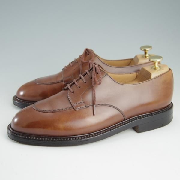 極上★J.M.ウェストン 6D【定価￥132,000-★スプリットトゥ・クラシックダービー/598】22ラスト/Uチップ/タン/Weston/ウエストン★f123