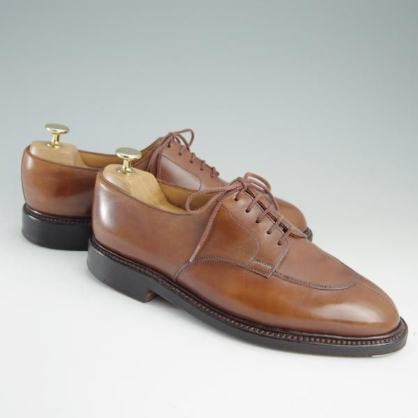 極上★J.M.ウェストン 6D【定価￥132,000-★スプリットトゥ・クラシックダービー/598】22ラスト/Uチップ/タン/Weston/ウエストン★f123