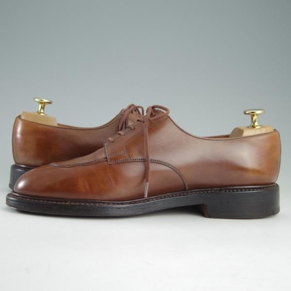 極上★J.M.ウェストン 6D【定価￥132,000-★スプリットトゥ・クラシックダービー/598】22ラスト/Uチップ/タン/Weston/ウエストン★f123
