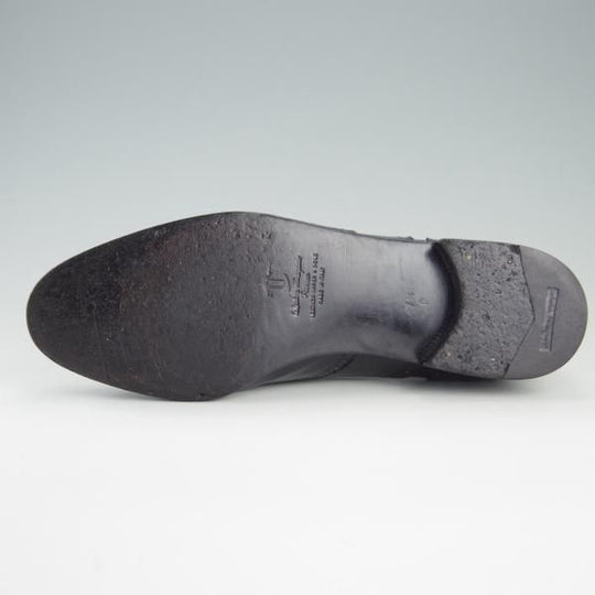 極上★(伊)サルヴァトーレ・フェラガモ 7.5D【★フルブローグ】カーフ/黒/メンズ/Salvatore Ferragamo★f126