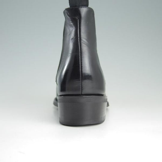 極美品★(英)BARKER/バーカー(レディース) 3.5D【貴重★サイドゴアブーツ/黒】カーフ★f127