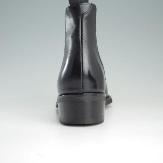 極美品★(英)BARKER/バーカー(レディース) 3.5D【貴重★サイドゴアブーツ/黒】カーフ★f127