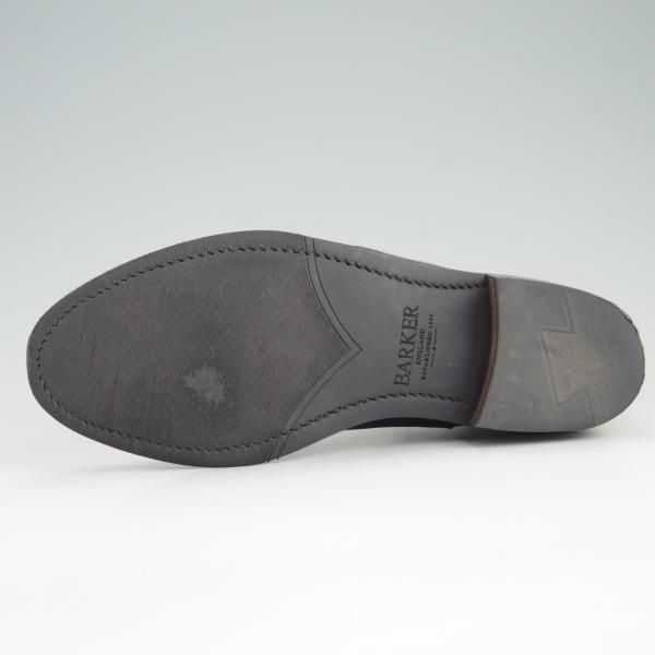 極美品★(英)BARKER/バーカー(レディース) 3.5D【貴重★サイドゴアブーツ/黒】カーフ★f127