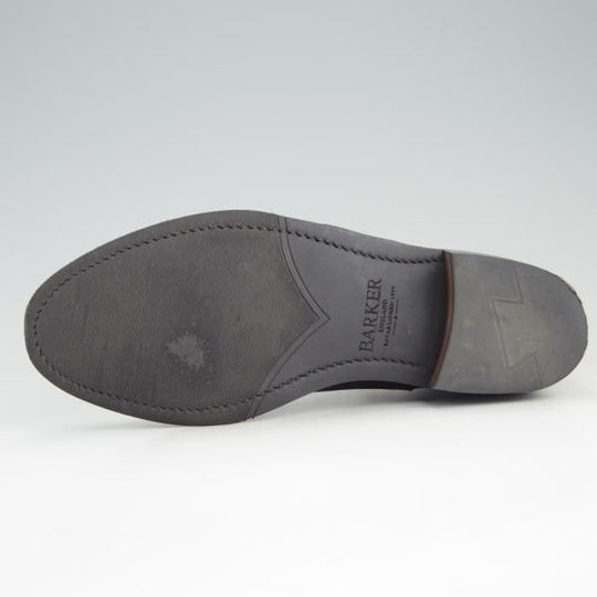 極美品★(英)BARKER/バーカー(レディース) 3.5D【貴重★サイドゴアブーツ/黒】カーフ★f127