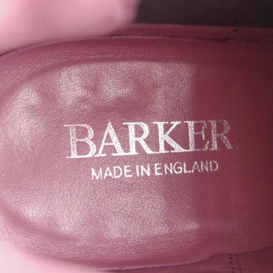 極美品★(英)BARKER/バーカー(レディース) 3.5D【貴重★サイドゴアブーツ/黒】カーフ★f127