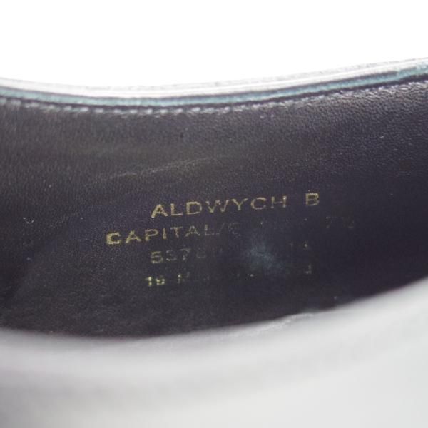極上★(英)Loake/ローク 7.5F【★ALDWYCH/オールドウィッチ】ストレートチップ/カーフ/黒/メンズ★f134