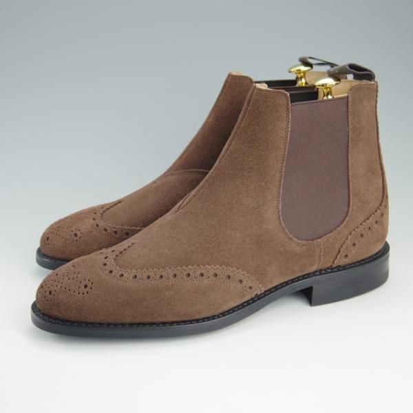 新品★チャーチ 80F/UK8【ダイナイトソール仕様★RAVENFIELD/81ラスト】5都市ロゴ/サイドゴアブーツ/スエード/メンズ/Church's★f135