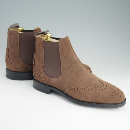 新品★チャーチ 80F/UK8【ダイナイトソール仕様★RAVENFIELD/81ラスト】5都市ロゴ/サイドゴアブーツ/スエード/メンズ/Church's★f135