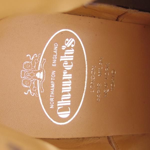 新品★チャーチ 80F/UK8【ダイナイトソール仕様★RAVENFIELD/81ラスト】5都市ロゴ/サイドゴアブーツ/スエード/メンズ/Church's★f135